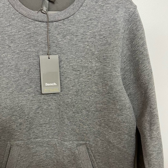 Bench Unisex Grey Crewneck Sweatshirt Size Medium - Picture 2 of 6